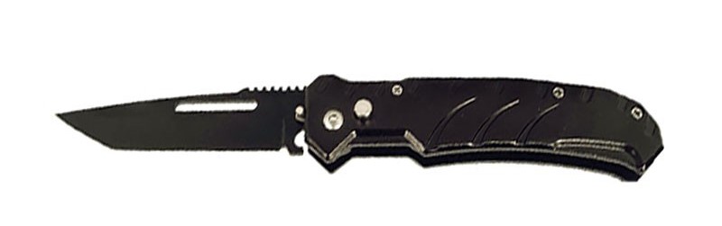 Wholesale 8'' Automatic KNIFE Clip Point Serrated Switchblade