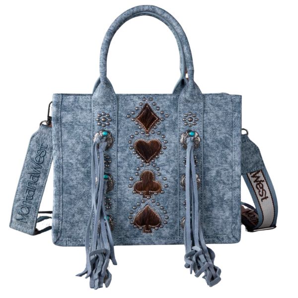 Montana West Fringe Mariposa Concho COLLECTION Tote