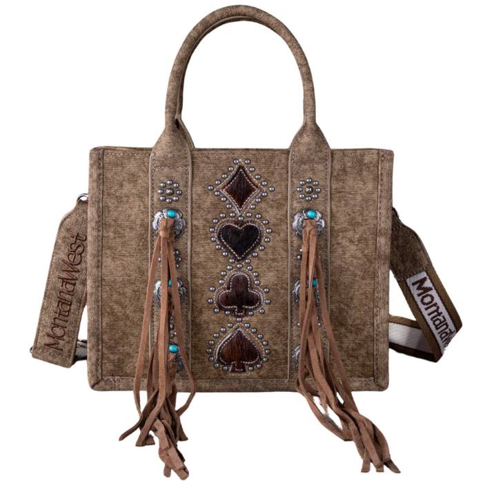 Montana West Fringe Mariposa Concho COLLECTION Tote