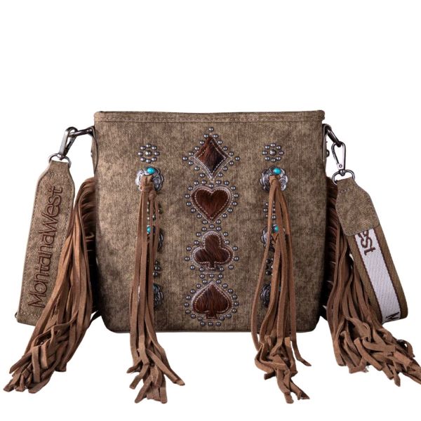 Montana West Fringe Mariposa Concho COLLECTION Crossbody