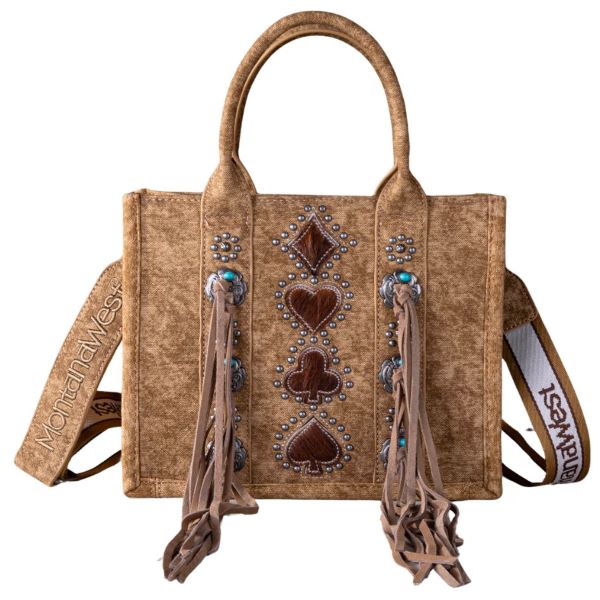 Montana West Fringe Mariposa Concho COLLECTION Tote