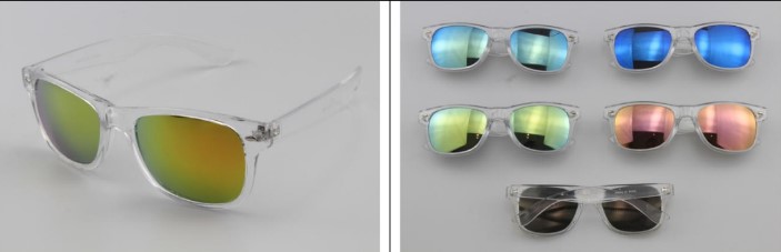 Wholesale Plastic FRAME Unisex Sunglasses RV