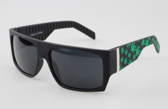 WHOLESALE Plastic Marijuana Pattern Design SUNGLASSES