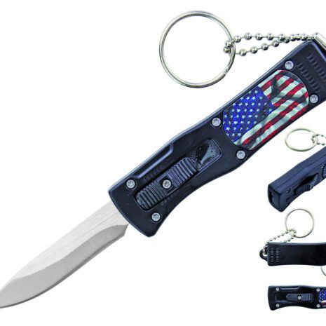 Wholesale 5.25″ Aluminum HANDLE + 1 7/8″ Blade Knife OTF