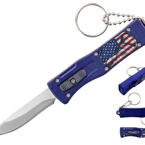 Wholesale 5.25″ Aluminum HANDLE + 1 7/8″ Blade Knife OTF
