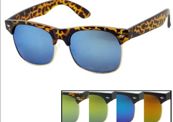 Wholesale PLASTIC Leopard Pattern Fashion SUNGLASSES RV