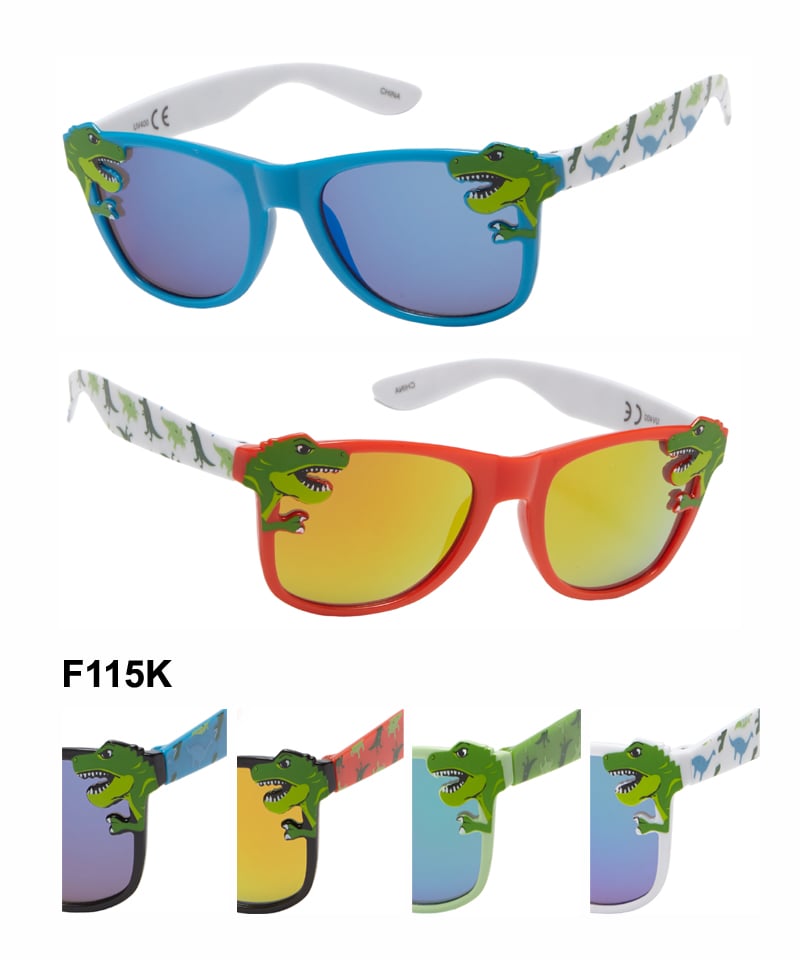 WHOLESALE Alligator Design Kids SUNGLASSES