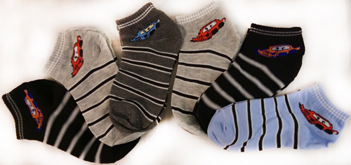 Wholesale Boy's SOCKS Race Car Assorted Colors and Sizes