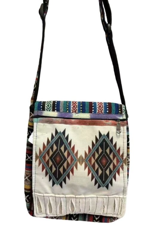 Wholesale Nepal Handmade Sing PURSE Aztec Design Front Zip