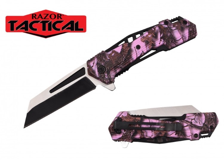 Spring Assist Knife Coping Blade ABS Handle