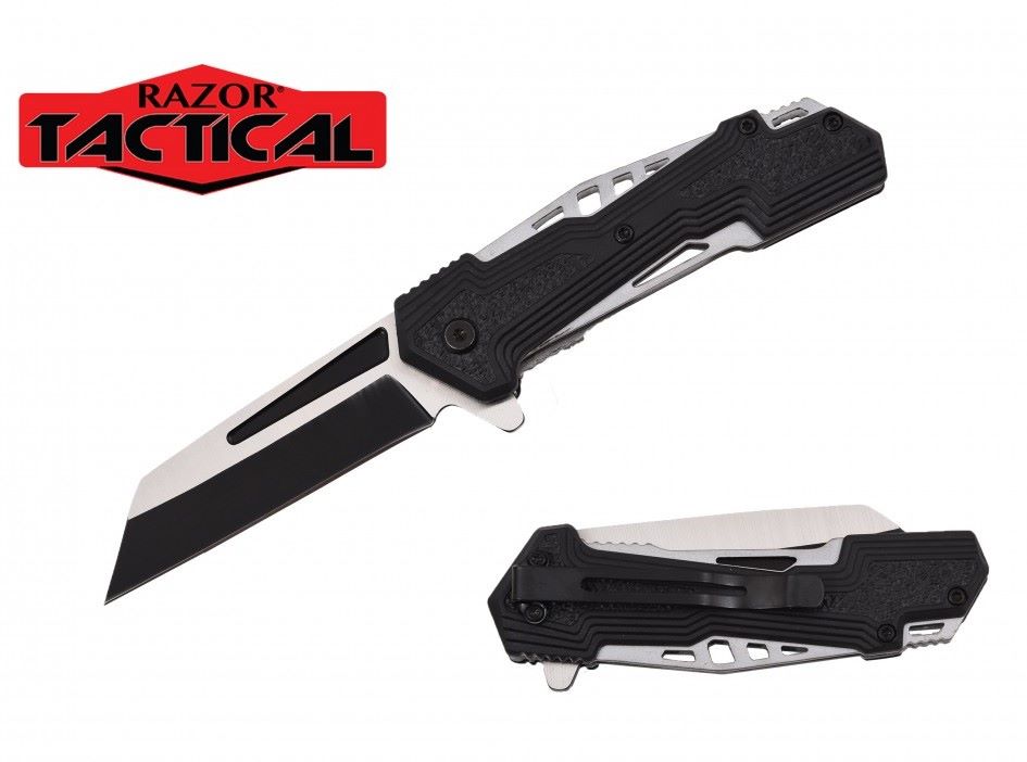 Spring Assist Knife Coping Blade ABS Handle