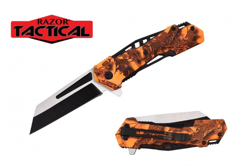 Spring Assist Knife Coping Blade ABS Handle