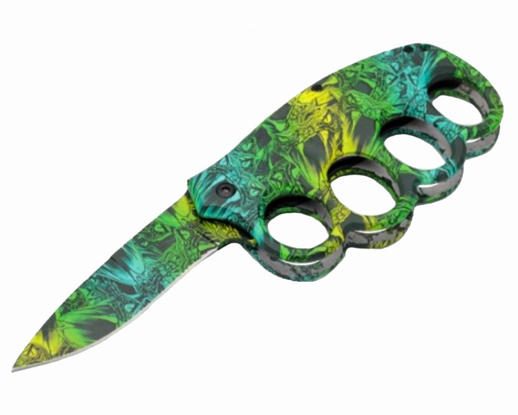 4.5'' Spring-Assist Finger Guard Knife
