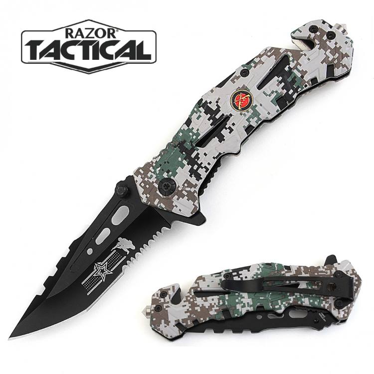 Marine Folding Knife w/ Aluminum Handle