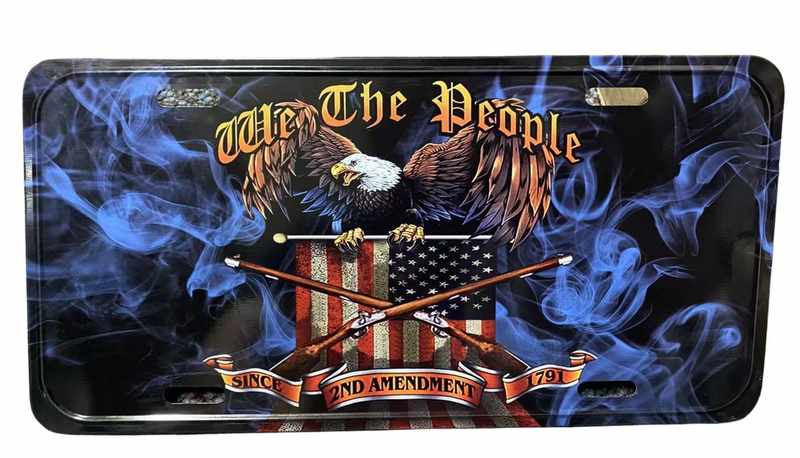 Wholesale LICENSE PLATE We The People 2ND Amendment