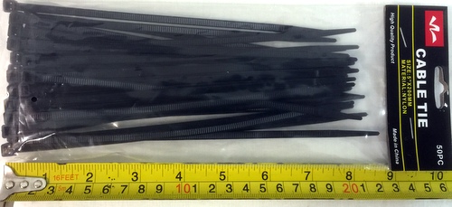 Wholesale 8'' 50pcs black Cable TIE