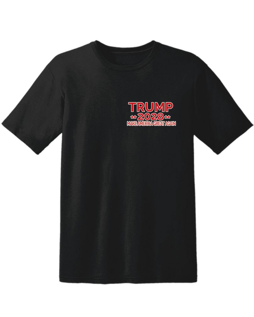 Wholesale T-SHIRT TRUMP 2028 MAKE AMERICA GREAT AGAIN Black