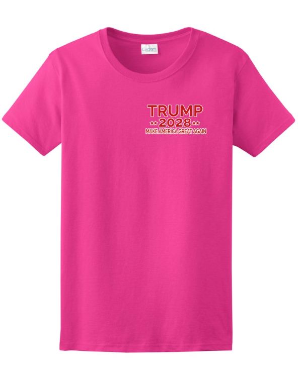 Wholesale T-SHIRT TRUMP 2028 MAKE AMERICA GREAT AGAIN Pink