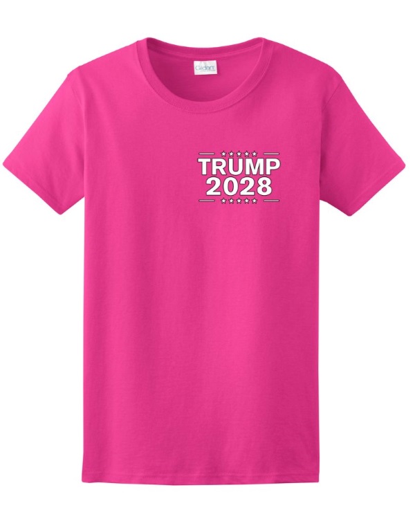 Wholesale T-SHIRT Trump 2028 Pink XXL