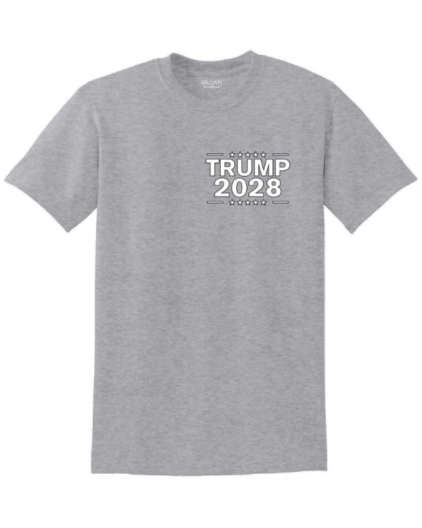 Wholesale T-SHIRT Trump 2028 Sport Gray