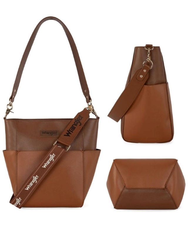 Wrangler Shoulder/Crossbody BAG Brown