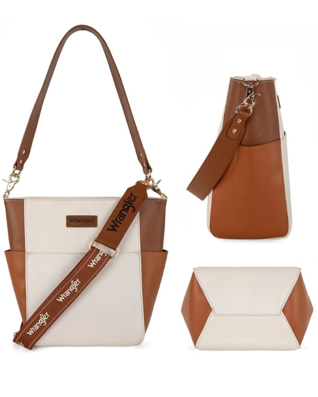 Wrangler Shoulder/Crossbody BAG Beige