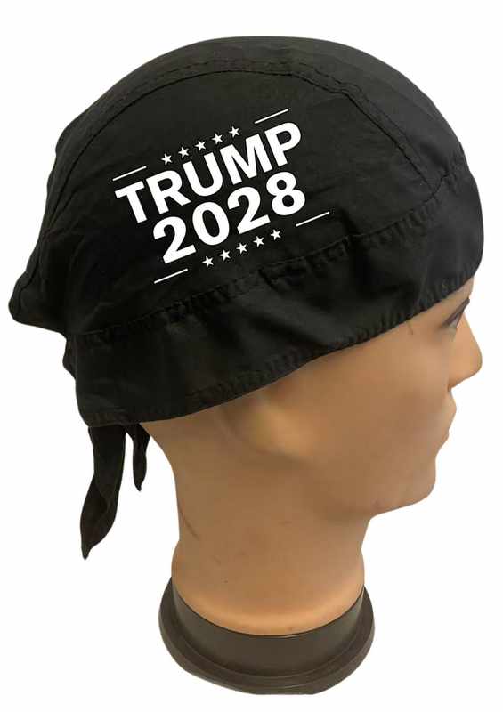 Wholesale Trump2028 Black Color SKULL Cap