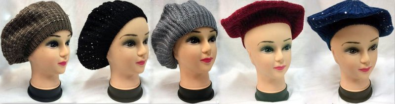 Wholesale knitted lady HAT assorted colors