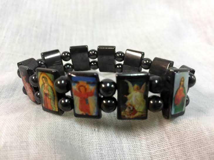 Wholesale Religious BRACELET Hematite Rosary BRACELET