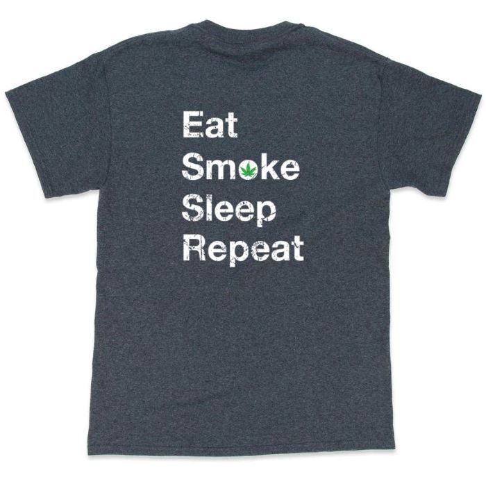Wholesale T-SHIRT Eat Smoke Sleep Repeat