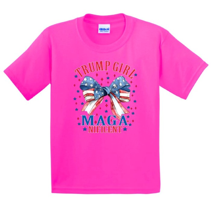 Wholesale T-SHIRT Trump Girl MAGA Nificent