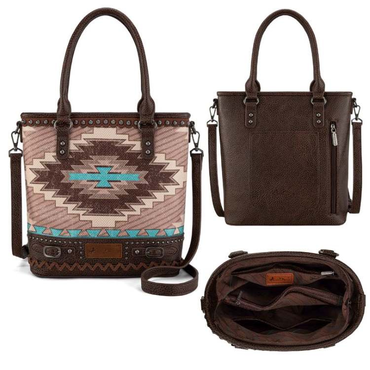 Montana West Aztec COLLECTION Concealed Carry Tote/Crossbody