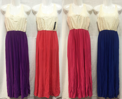 Wholesale Lace Top Dresses Assorted