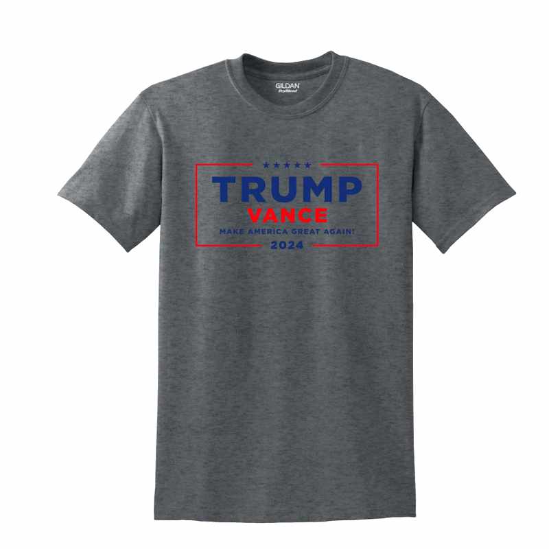 ''Trump Vance Make America Great Again 2024'' Dark Heather T-SHIRTS