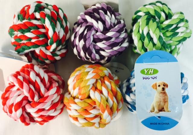 Whoelsale DOG Pet Rope Knot Ball