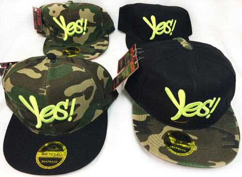 Wholesale Snap Back Flat Bill Yes! Assorted Colors HATS