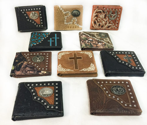 Wholesale Men WALLET Assorted Color and Pattern Lot