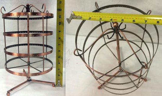 Rotating JEWELRY/ earring display stand hold rack