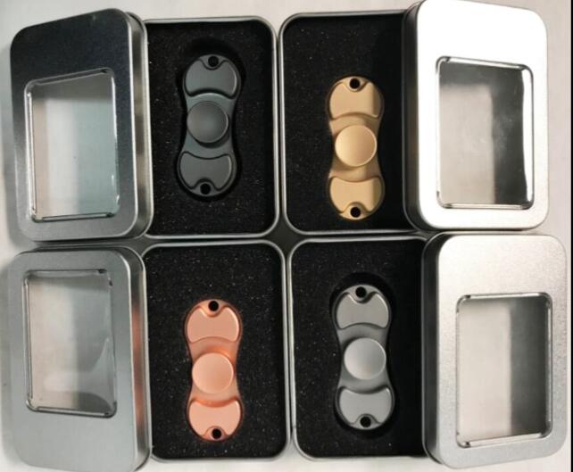 Wholesale Metalic Fidget SPINNER Assorted Tin Box Included