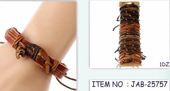 wholesale Faux LEATHER bracelet