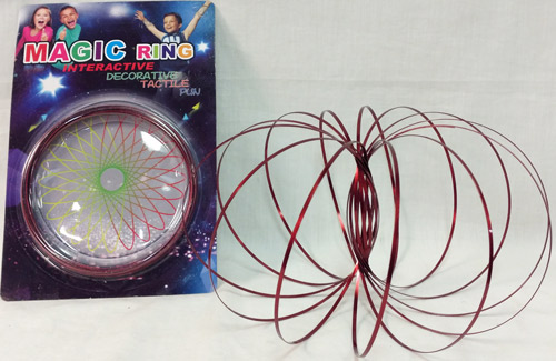 Wholesale Red Flow RING Magic RING Kinetic SpRING Toy