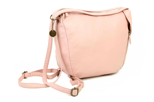 The Joia Convertible Sack Crossbody - Pink