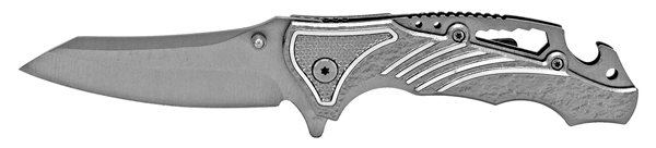 4.5'' Spring Assisted Folding Knife - Silver