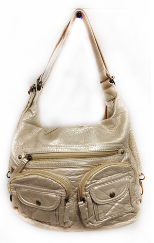 Convertible Crossbody Backpack - Champagne