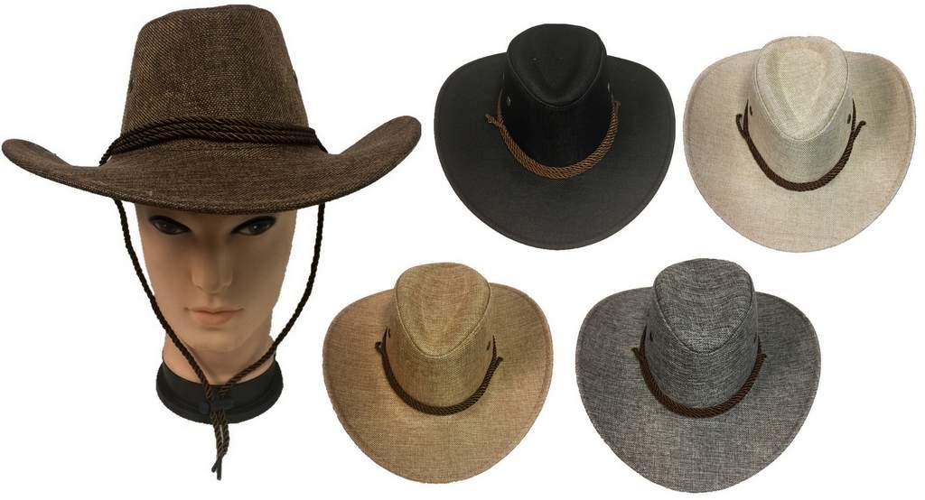 Wholesale Tweed Cowboy HAT with HAT Band