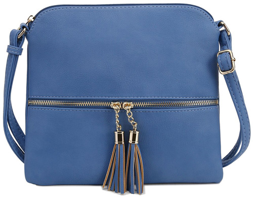 Wholesale Fashion Purse with Tassel & Adjustable Long Strap