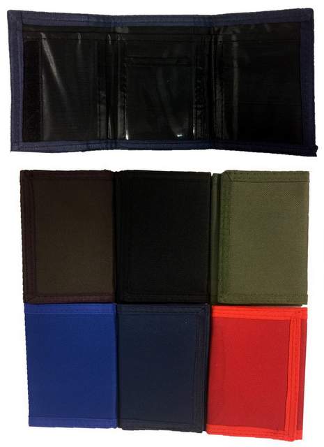 Wholesale Solid color Tri-fold WALLET