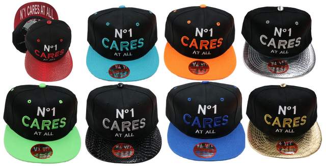 Wholesale Snap Back Flat Bill NO.1 Care At All HAT