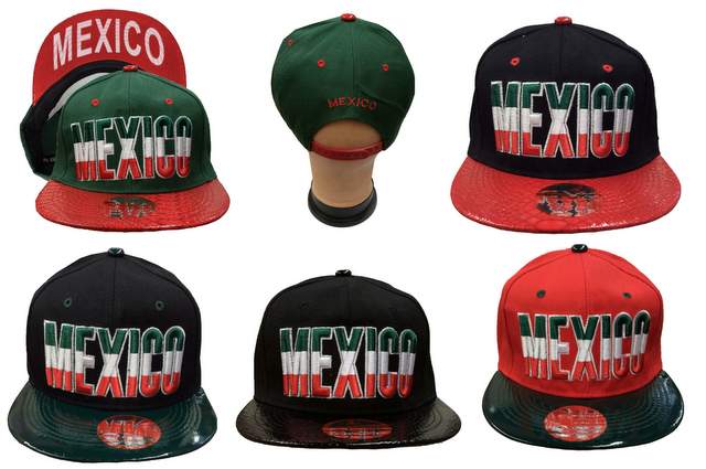 Wholesale Snap Back Flat Bill MEXICO Hat