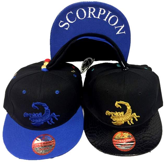Wholesale Snap Back Flat Bill Scorpion HAT